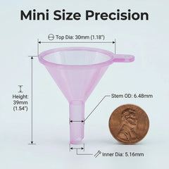 Bonus stainless steel spoon included with funnel set
