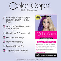 Color Oops Bold Remover 2 applications kit