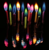 Colorflame multicolor birthday candles