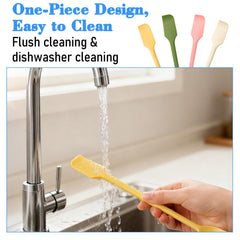 Food grade silicone reusable spatulas for kitchen and beauty