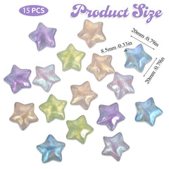 Colorful star magnets for kitchen fridge by Hadnves