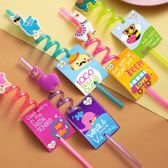two extra wide cleaning brushes included with straws