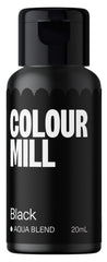 Colour Mill Aqua Blend Water-Based Food Coloring Black 20 Milliliters