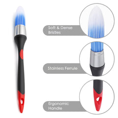 Coltree trim brush 10-8 inch size with round handle