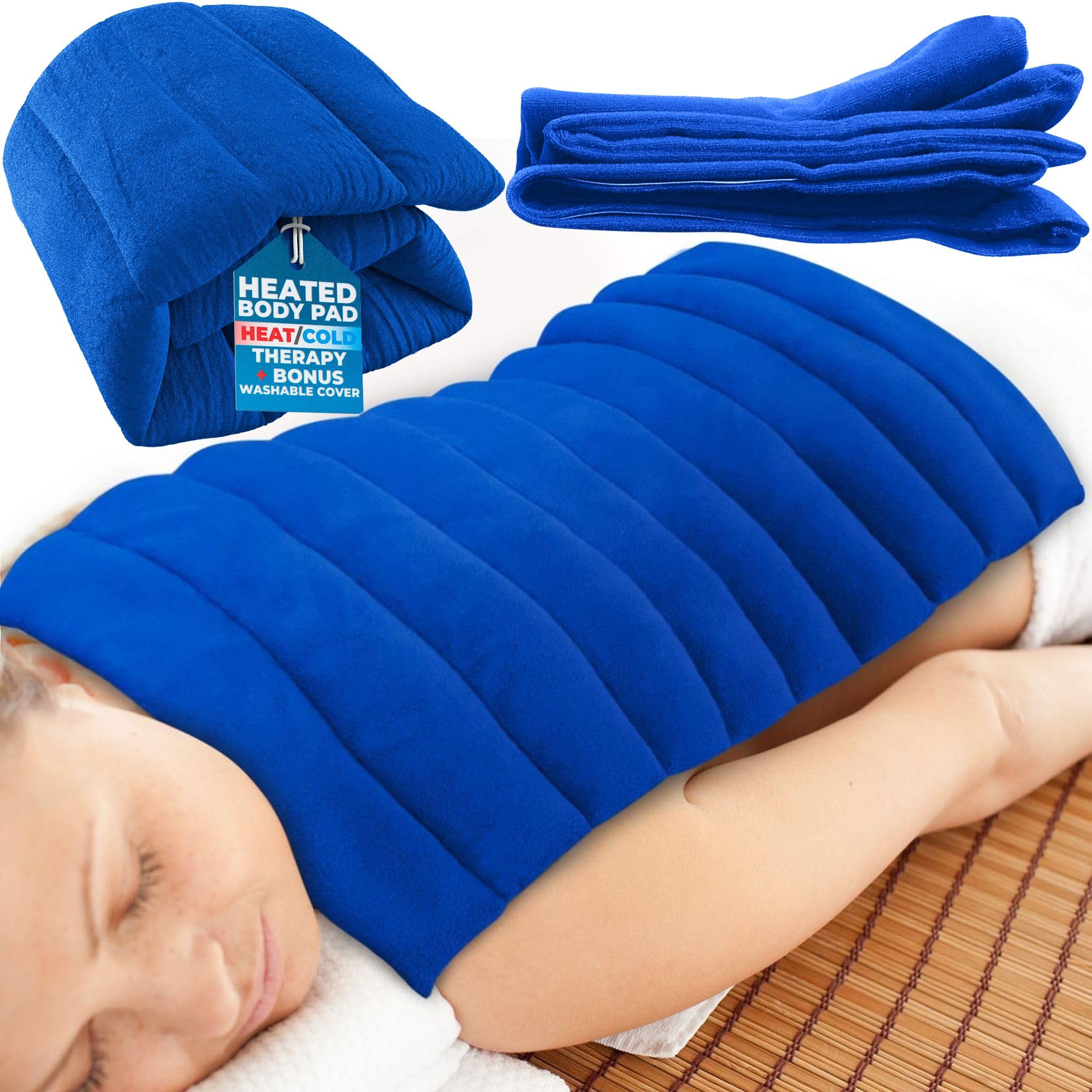 ComfortCloud XL heating pad 13x22 inch with 6 lb weight