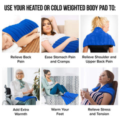 Microwave heating pad for quick heat in 1 minute intervals