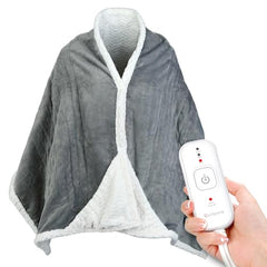 Comfytemp wearable heated blanket 70 x 23 inches with secure snaps