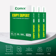 Boxed set of three reams totaling 1500 sheets