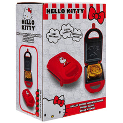Non-stick cooking surface inside Hello Kitty sandwich maker