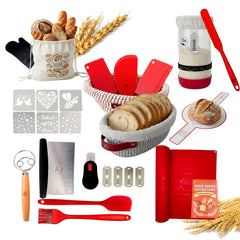 Complete sourdough kit home baking box contents