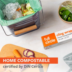 DIN CERTCO certified compostable cling wrap