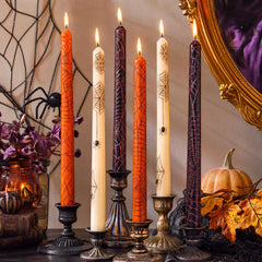 Conelist 6 Pcs Halloween Taper Candles Bulk packaging
