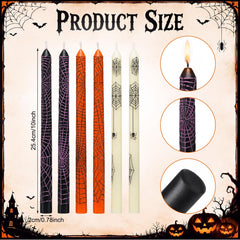 10 inch tall taper candle with 0.75 inch diameter