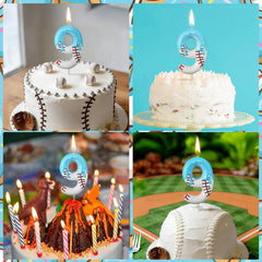 Wax birthday candle suitable for desserts conelist brand
