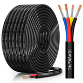CONEPY 18 gauge wire 18/4 conductor close up image