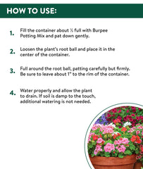 Coconut coir moisture retaining potting mix