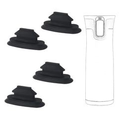Contigo West Loop replacement stopper black silicone 4pcs