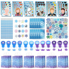 Coosilion Frozen party favors 122 pieces assortment
