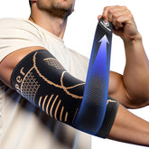 Copper Elbow Compression Sleeve with Adjustable Strap black X-Large product image