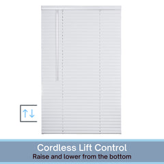 cordless 1-inch aluminum blind for windows