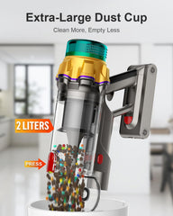 Self-standing P11 cordless vacuum with telescopic pole