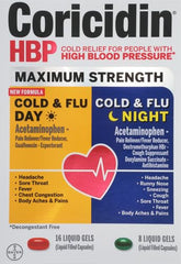 Coricidin HBP decongestant-free carton front view