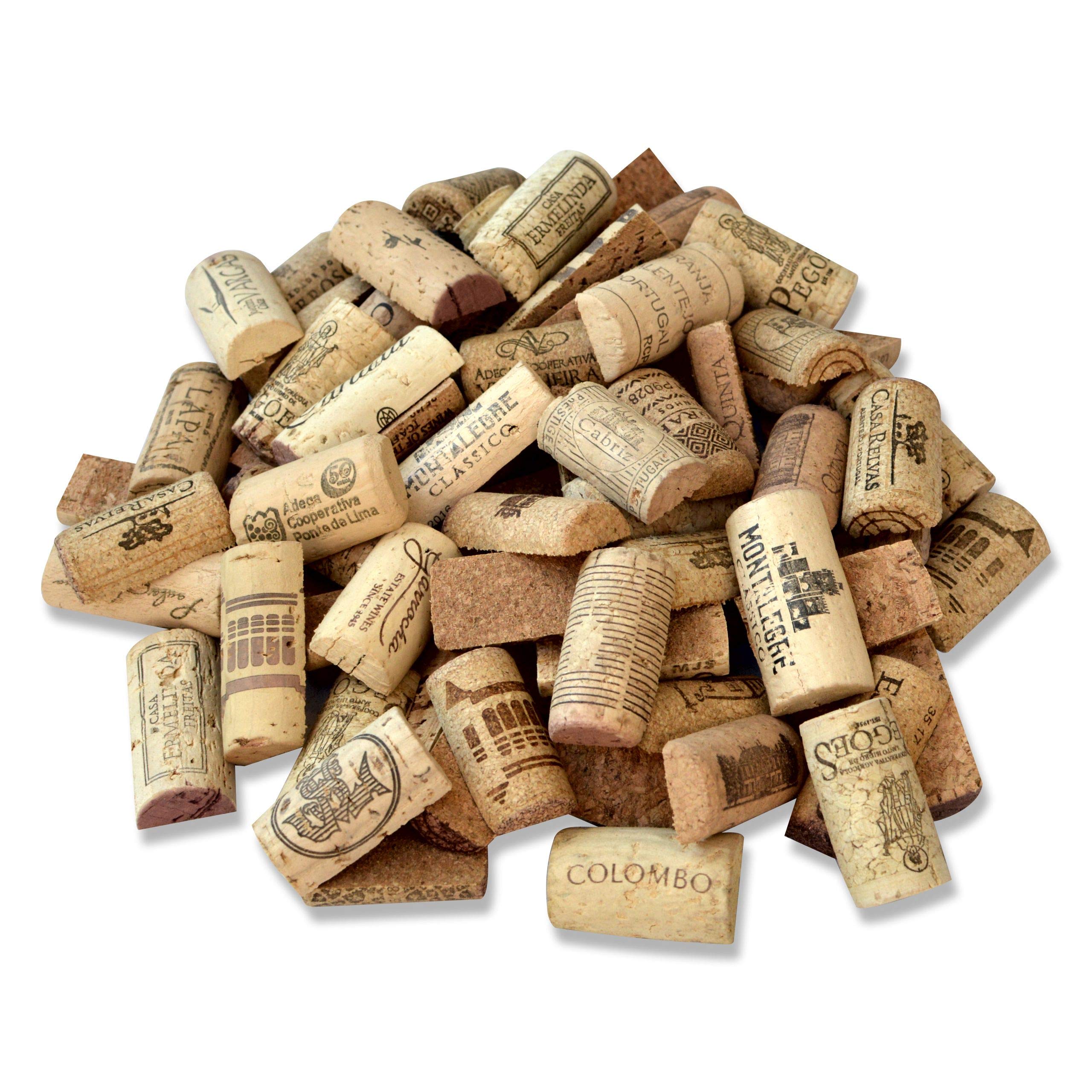 1000 used cork halves assorted for crafts