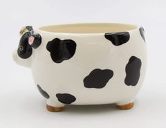 Cosmos Gifts cow candy dish decorative ceramic bowl