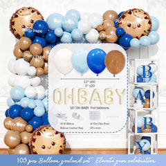 OH BABY foil balloon plus cookies foil balloons