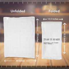 100% cotton dish towel hand printed