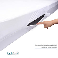 Hypoallergenic mattress encasement protects against allergens and bacteria