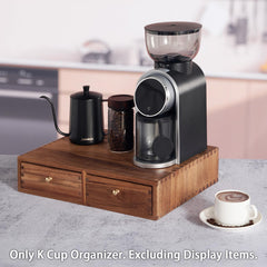 Countertop coffee station stand top measures 15.35L x 11.22W