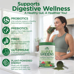 Country Farms Super Greens Natural Flavor 40 servings package