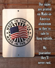 Country home decoration metal sign personalized