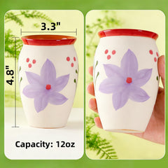Six piece Covzoe cantaritos cups 12oz capacity