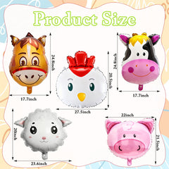 Farm Animal Balloons Set pig balloon