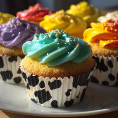 standard size cupcake liners 2.9 inch base 1.3 inch height