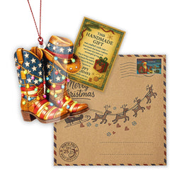 Cowboy Boots and Hat Ornament country decor ornament image 2