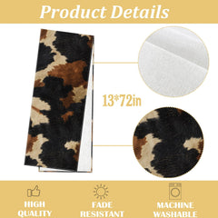 Polyester linen-like table runner sturdy reusable