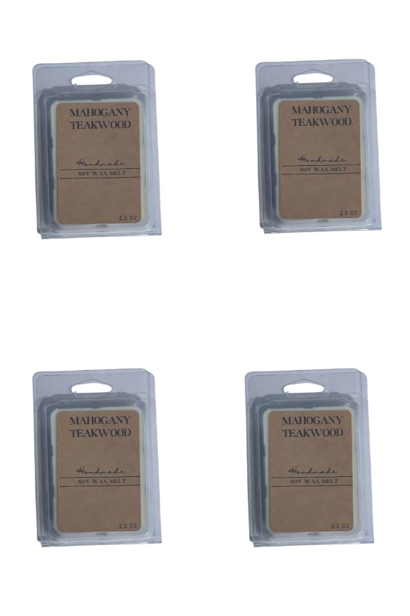 Cozy Mahogany Teak Woodsy wax melt bundle 4 pack