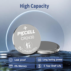 CR2430 replacement battery compatible with DL2430 ECR2430