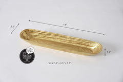 Cracker Tray 14 x 3.5 x 1.5 inches in Dorato Collection