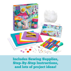 Mini sewing kit for beginners with starter tools and measuring tape