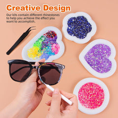colorful rhinestones for nails and crafts