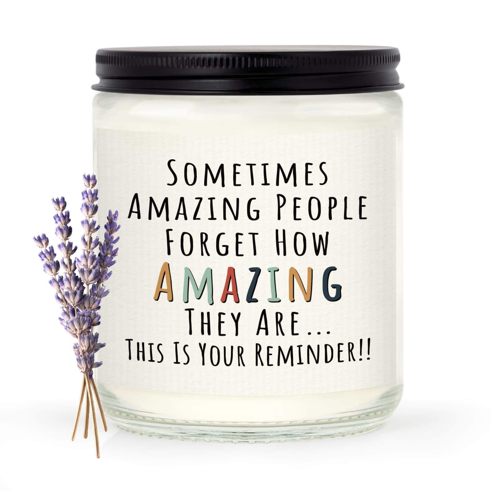 Craftique Gifts for Women You're Amazing Candle packaging