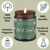 Cranberry orange cedar wood scented candle soy wax 9oz alt text