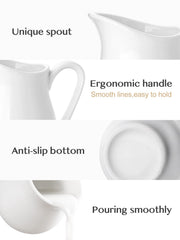 Drip-free pour creamer pitcher kitchen