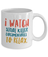 Crime series fans mug for women and men