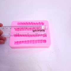 Crinkle cut fries mold with realistic shape for resin work