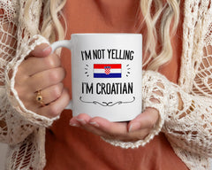 Croatian heritage themed mug suitable for home or office